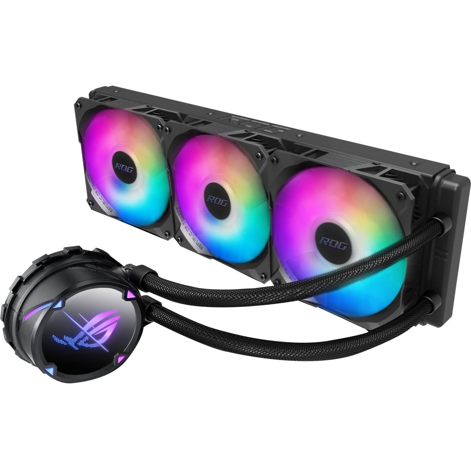 Cooler CPU ASUS ROG Strix LC III 360 ARGB Copper, 800-2800 RPM, 12V DC, 4W, 0.3A, Intel LGA 1700, 115x, 1200, AMD AM5, AM4