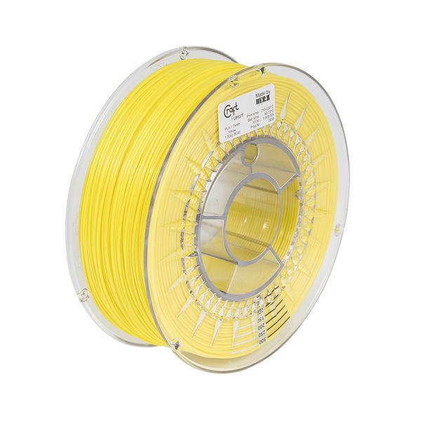 CRAFTBOT 3D PRINTING FILAMENT, Material: PLA, Culoare: Galben, 1KG.