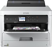 Epson imprimanta A4 Color WorkForce Pro WF-C529RDW, Tehnologie printare: PrecisionCore™, RIPS, FPO: 4.8s mono, 5.3s color, Viteza printare: 24ppm mono si color, Duplex, rezolutie:4.800 x 1.200 DPI, Volum maxim lunar: 50.000 pagini, Culori:Black, Cyan, Yellow, Magenta, Interfata: USB, Retea, WI-FI
