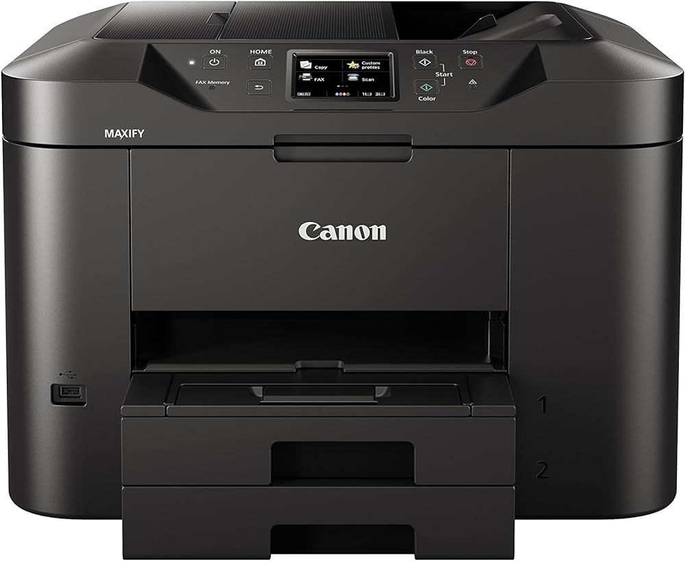 Imprimanta multifunctionala inkjet color Canon MB2750, A4, duplex, ADF, USB 2.0, Wi-Fi, 24 ppm negru, 15.5 ppm color