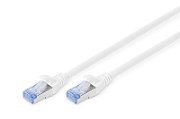 CAT 5e U-UTP patch cable, PVC AWG 26/7, length 1 m, color white