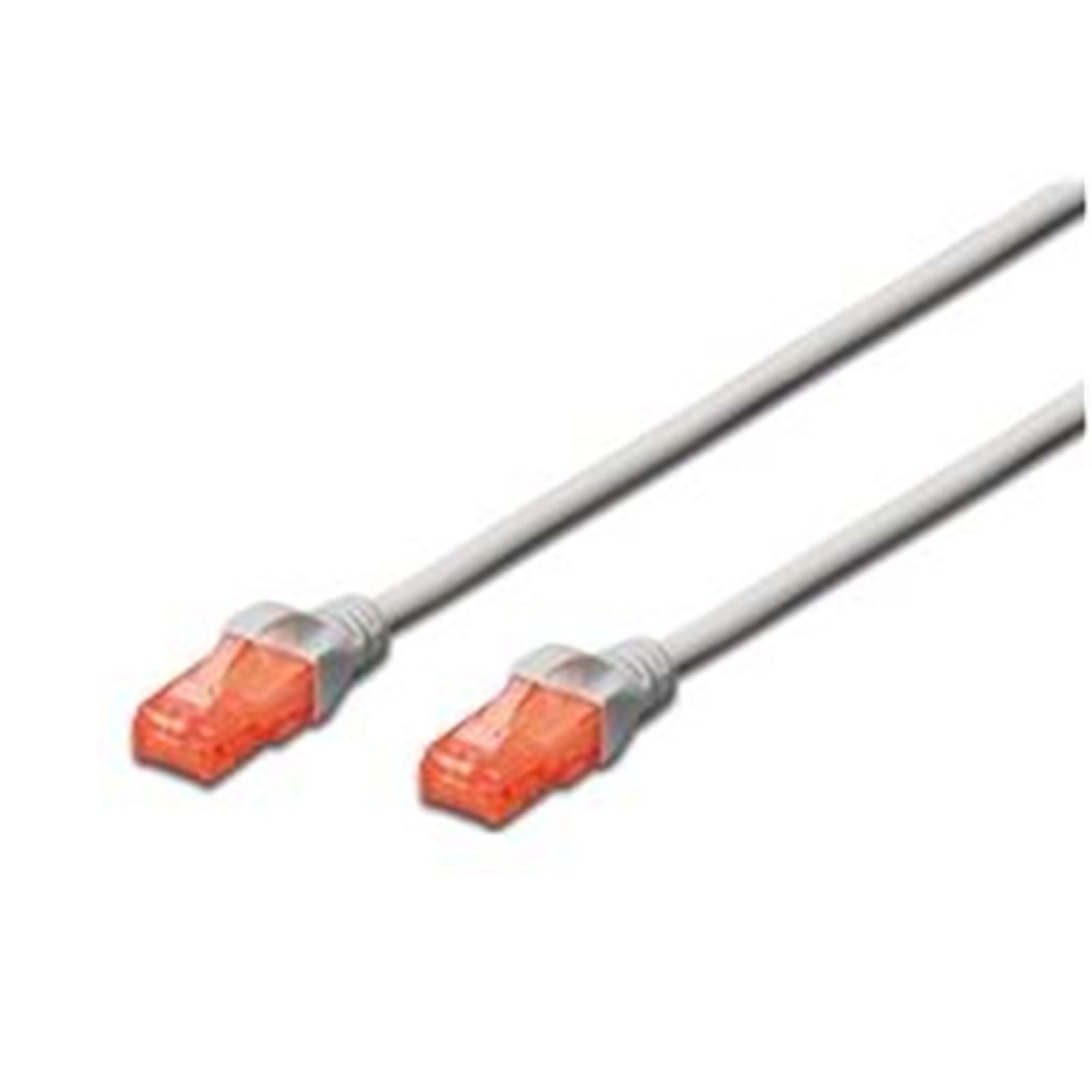 CAT 6 U-UTP patch cord, Cu, LSZH AWG 26/7, length 1.50 m, color grey