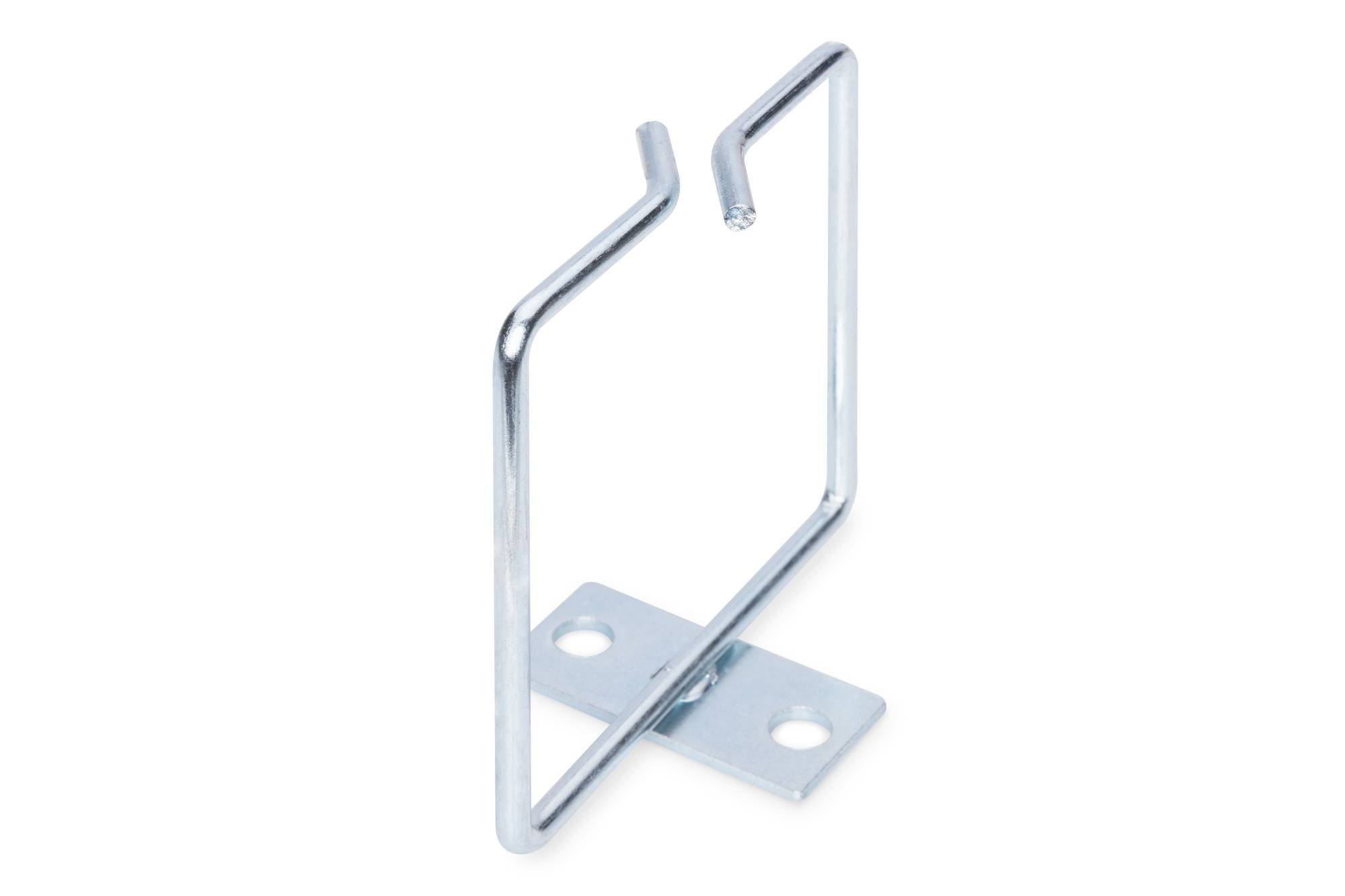 Cable management ring, steel, 80 x 80 mm front opening, central fixation