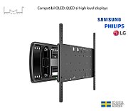 Suport TV de perete Tilt&Turn Super Slim  Multibrackets MB-4036, 32 -65 , max.40 kg, negru