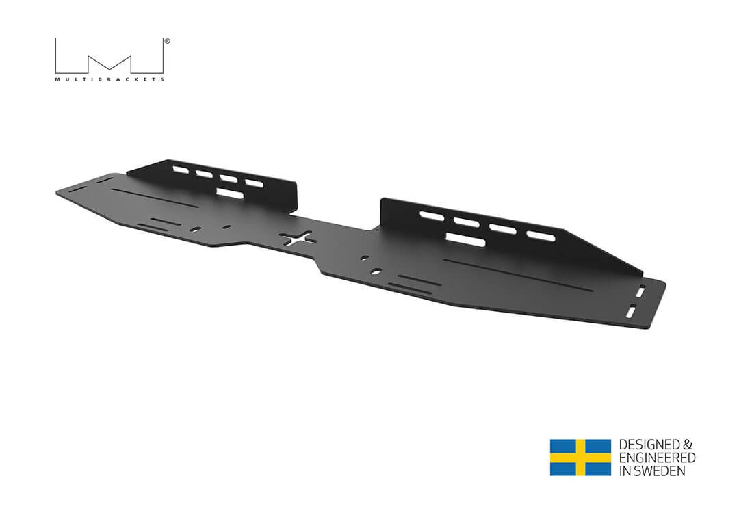 Raft de perete universal Sound & Videobar Multibrackets MB-4981, max.10 kg, otel, negru