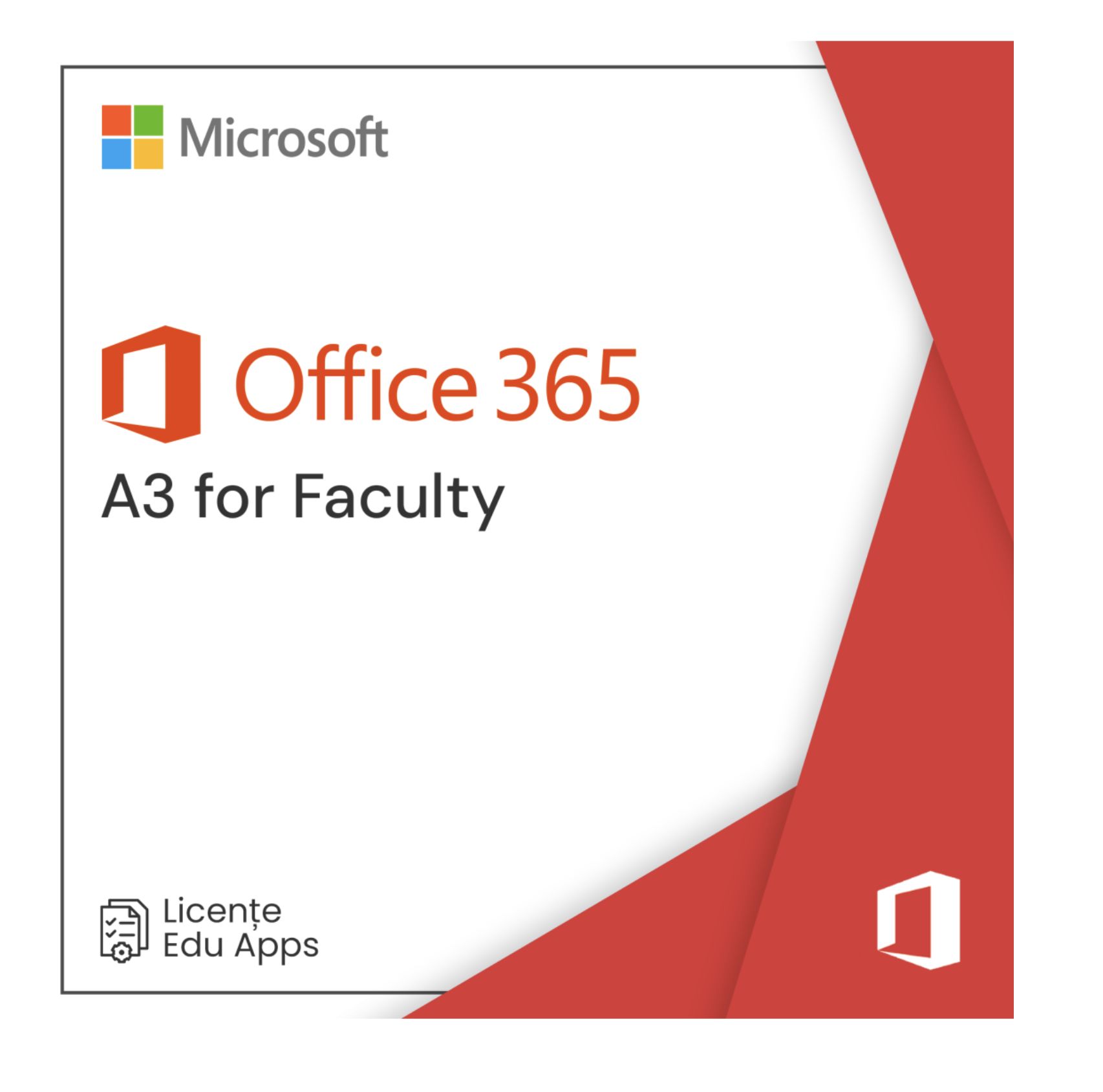 Licenta Office 365 A3 for faculty - 1 an