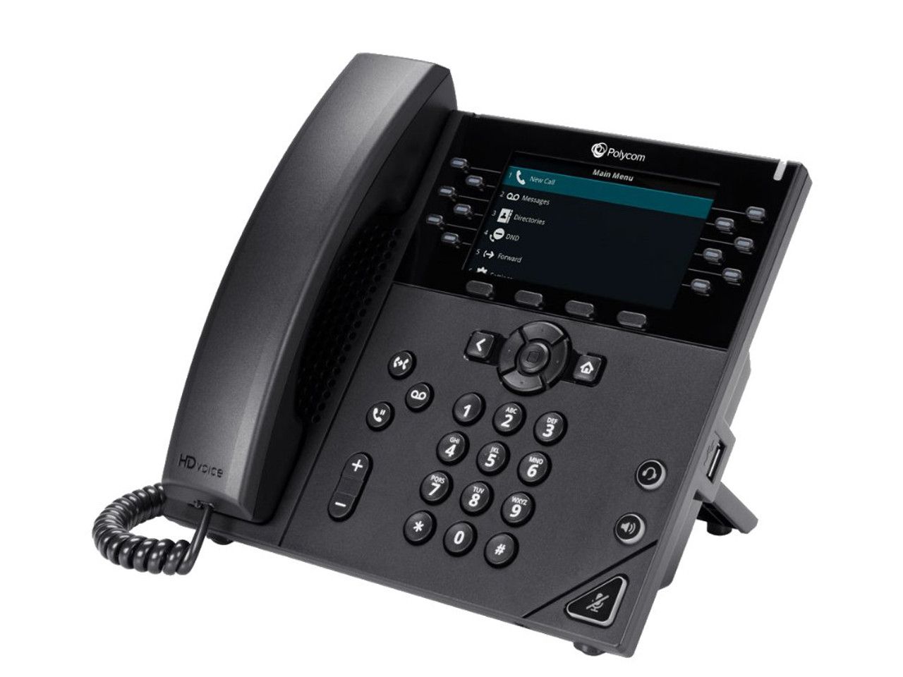 HP Poly VVX 450 12-Line IP Phone and PoE-enabled WW