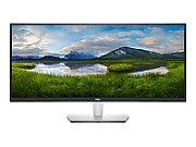Monitor 34.1 inch LED DELL P3424WE 3440 x 1440 pixeli, 60 Hz, 5 ms, Negru/Argintiu