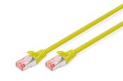 CAT 6 S-FTP patch cord, Cu, LSZH AWG 27/7, length 1 m, color yellow