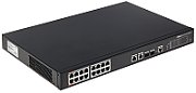 DAHUA Dahua Managed switch 16 porturi PFS4218-16ET-240, Interfata: 16 x RJ45 - 10/100 Base-T (14 PoE (802.3af/at) + 2 Hi-PoE / PoE (802.3bt) / PoE (802.3af/at)), 2 x port Combo SFP (1000 Base-X) / RJ45 (10/100/1000 Base-T) - Uplink, 1 x RJ45 - Consola, Dimensiuni: 440 x 300 x 44 mm, Greutate 3.2 kg