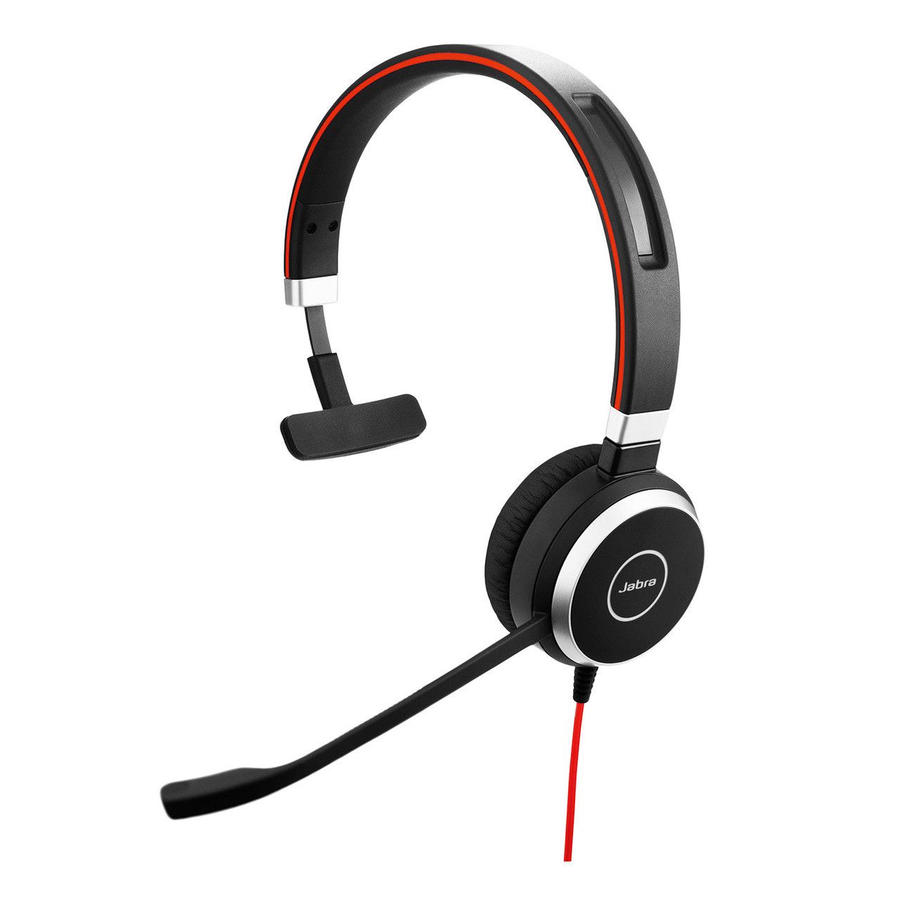 Jabra Evolve 40 MS Mono Căști Prin cablu Bandă de fixare pe cap Birou/Call center Negru