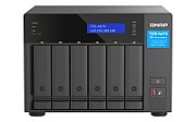 QNAP TVS-h674-i5-32G NAS Tower, 6 disk bays, Intel Core i5-12400 6-core 12-thread processor, up to 4.4GHz