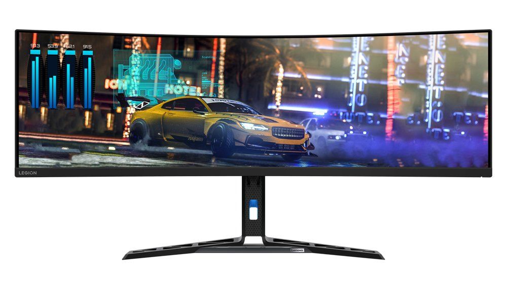 Monitor 44.5 inch LED Lenovo Legion R45w-30 5120 x 1440 pixeli, 165 Hz, 4 ms, Negru