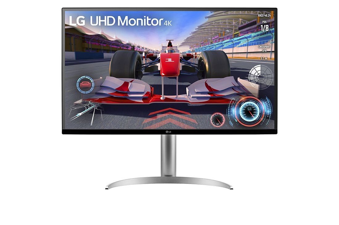 Monitor 31.5 inch LED LG 32UQ750P-W 3840 x 2160 pixeli, 144 Hz, 5 ms, Alb - Argintiu