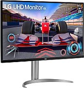 Monitor 31.5 inch LED LG 32UQ750P-W 3840 x 2160 pixeli, 144 Hz, 5 ms, Alb - Argintiu