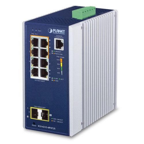 Switch Planet IGS-4215-4P4T2S, 8 porturi 10,100,1000 Mbit/s