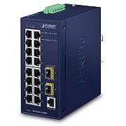 Switch Planet IGS-4215-16T2S, 16 porturi 10/100/1000 Mbps