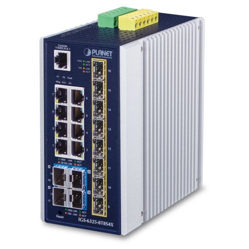 Switch Planet IGS-6325-8T8S4X, 8 porturi 10/100/1000 Mbps