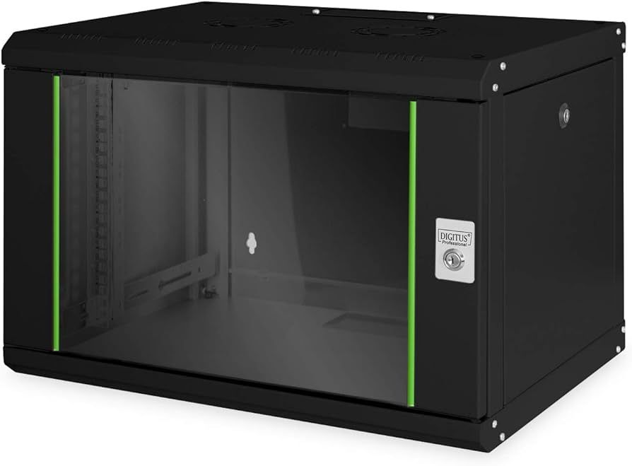 Digitus DN-19 07-U-SW rack-uri 7U Raft montat pe perete Negru