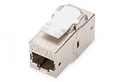 CAT 6A modular coupler, shielded RJ45 to RJ45, snap-in panel mount
