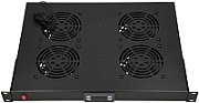 Extralink 19\  RACK MOUNT FAN PANEL (4 FANS) WITH THERMOSTAT Panou ventilator