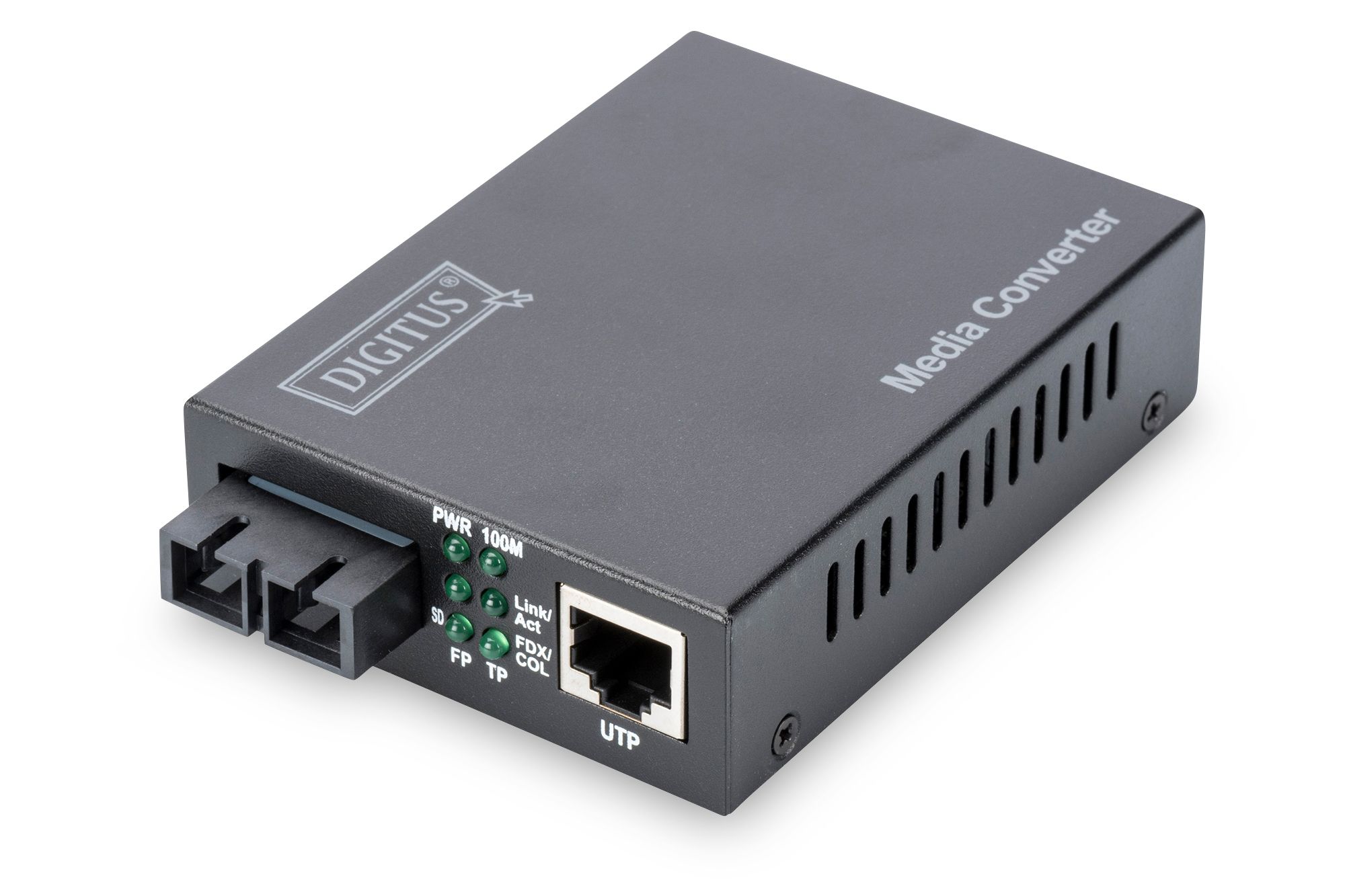 Fast Ethernet Media Converter, Multimode SC connector, 1310nm, up to 2km