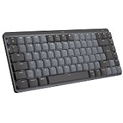 LOGITECH MX Mechanical Mini Minimalist Wireless Illuminated Keyboard - GRAPHITE - (US) INTL - 2.4GHZ/BT - N/A - EMEA - CLICKY