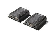 HDMI Extender Set, 50 m over network cable (CAT 6/6a/7), EDID, 1x HDMI loop out, FHD, 1080p