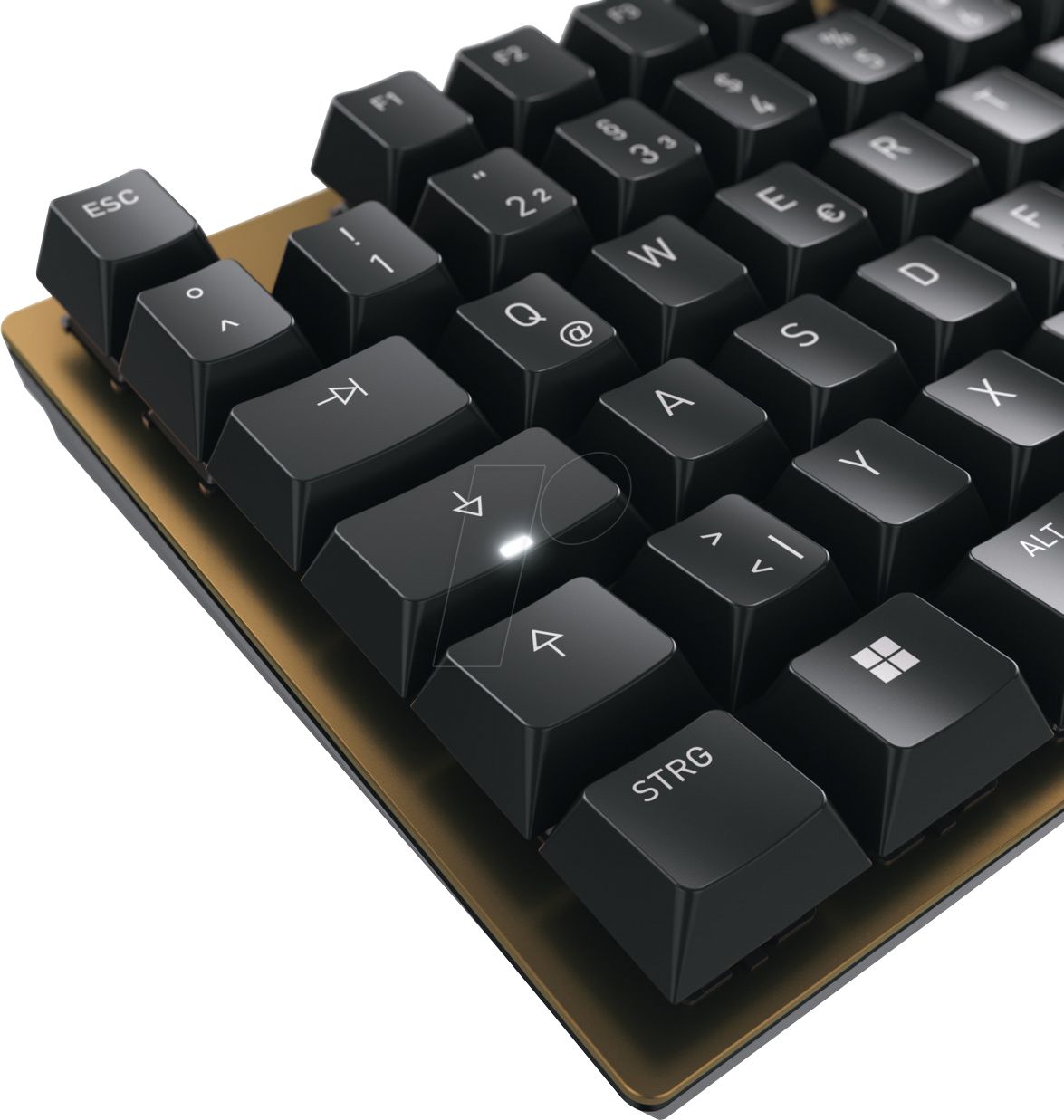 CHERRY Keyboard KC 200 MX MX2A BROWN [DE] black/bronze MX2A BROWN Switch