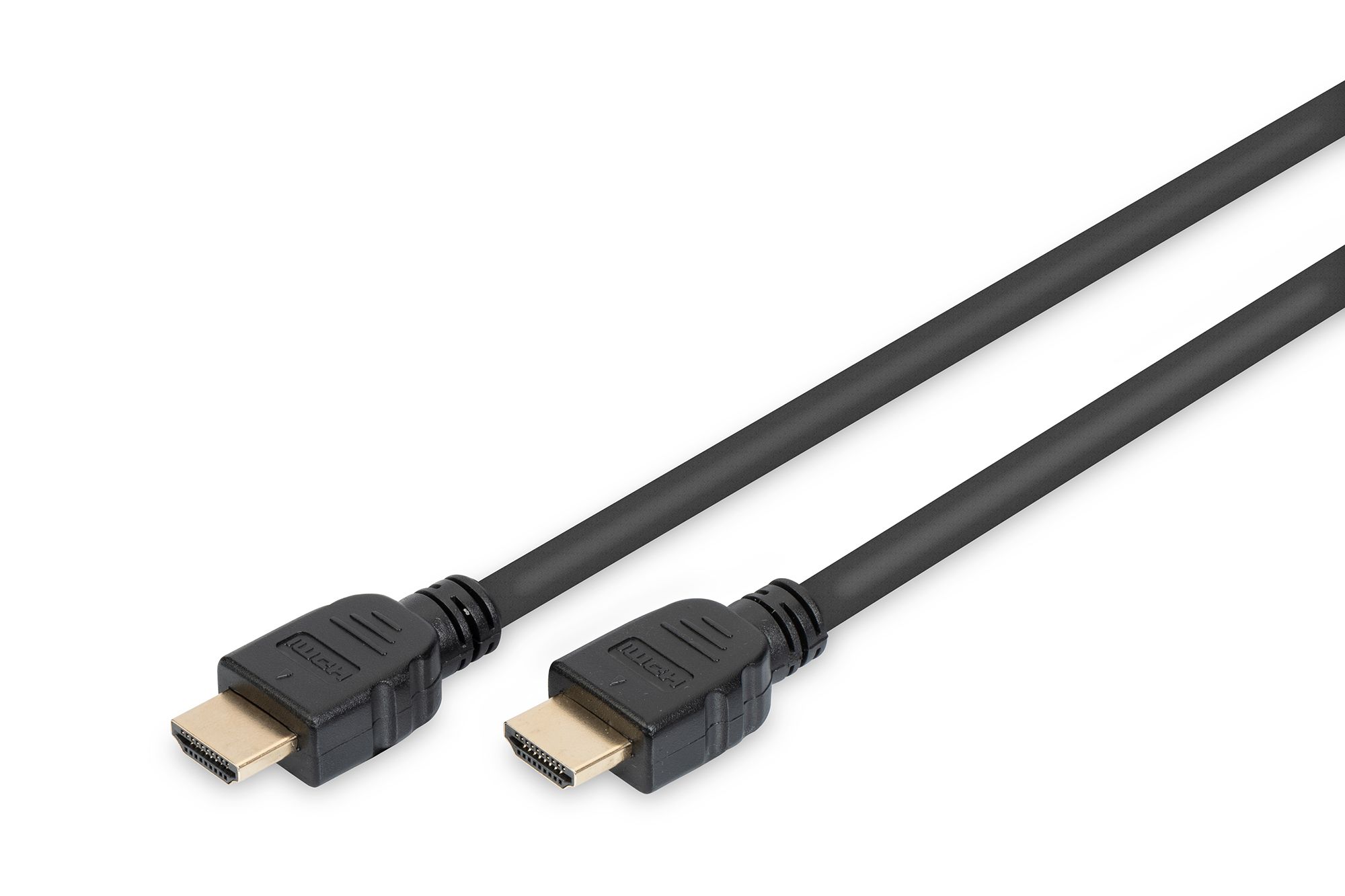 HDMI Ultra High Speed connection cable, type A M/M, 5.0m, w/Ethernet, UHD 8K 60Hz, gold, bl