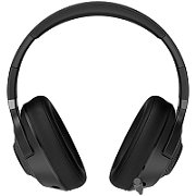 LORGAR Noah 500, Wireless Gaming headset with microphone, JL7006, BT 5.3, battery life up to 58 h (1000mAh), USB (C) charging cable (0.8m), 3.5 mm AUX cable (1.5m), size: 195*185*80mm, 0.24kg, black