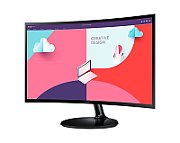 Monitor 27 inch LED Samsung LS27C360EAUXEN 1920 x 1080 pixeli, 75 Hz, 5 ms, Negru