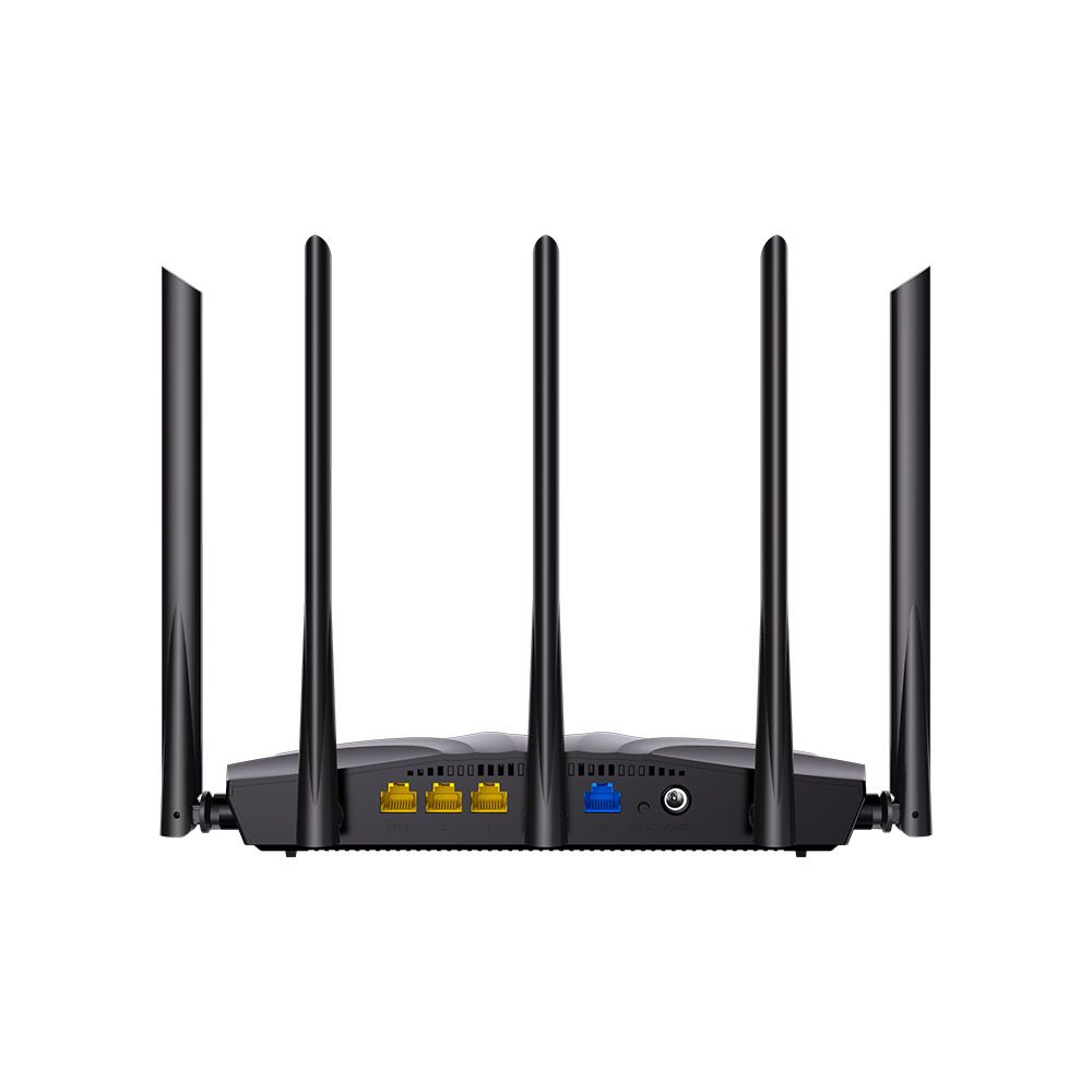 Tenda ROUTER Tenda wireless AX1500Mbps,1 x WAN Gigabit, 3 porturi LAN Gigabit, 2.4 GHz/5 GHz dual band, 5 antene externe, WI-FI 6  RX2 PRO  (timbru verde 0.8 lei)