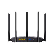Tenda ROUTER Tenda wireless AX1500Mbps,1 x WAN Gigabit, 3 porturi LAN Gigabit, 2.4 GHz/5 GHz dual band, 5 antene externe, WI-FI 6  RX2 PRO  (timbru verde 0.8 lei)