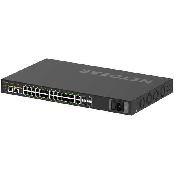 Switch NetGear GSM4230P-100EUS, 24 porturi 10 / 100 / 1000 MBs