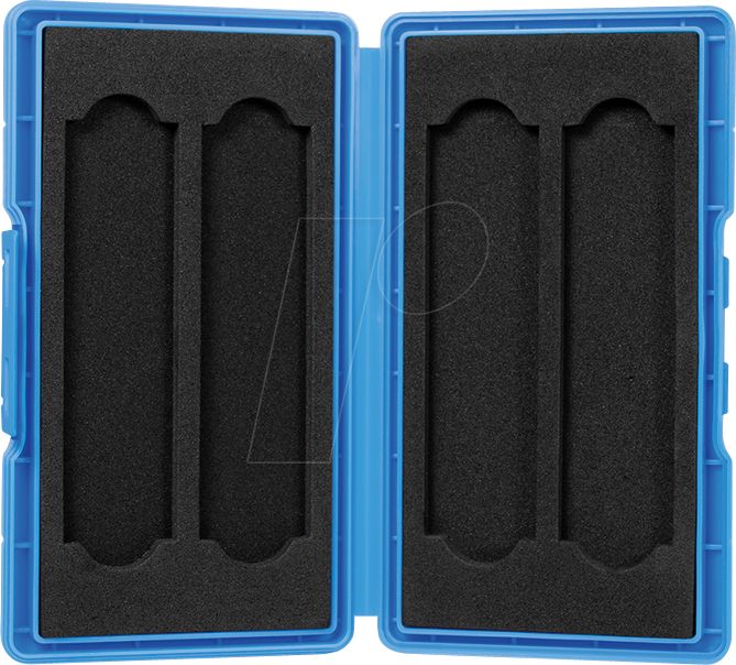 CUTIE  LOGILINK, pt 4 x SSD M.2 NGFF/ NVME, rezistenta la socuri, albastru ,  UA0417 