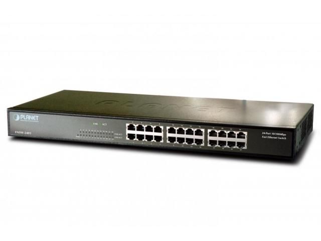 Planet PLANET FNSW-2401 switch-uri Fara management Fast Ethernet (10/100) 1U Albastru