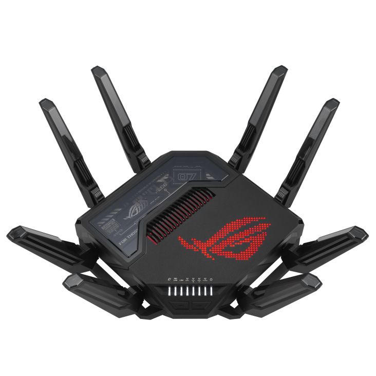 Asus ASUS ROG Rapture GT-BE98 Quad-band WiFi 7 802.11be Gaming Router support new 320MHz bandwidth