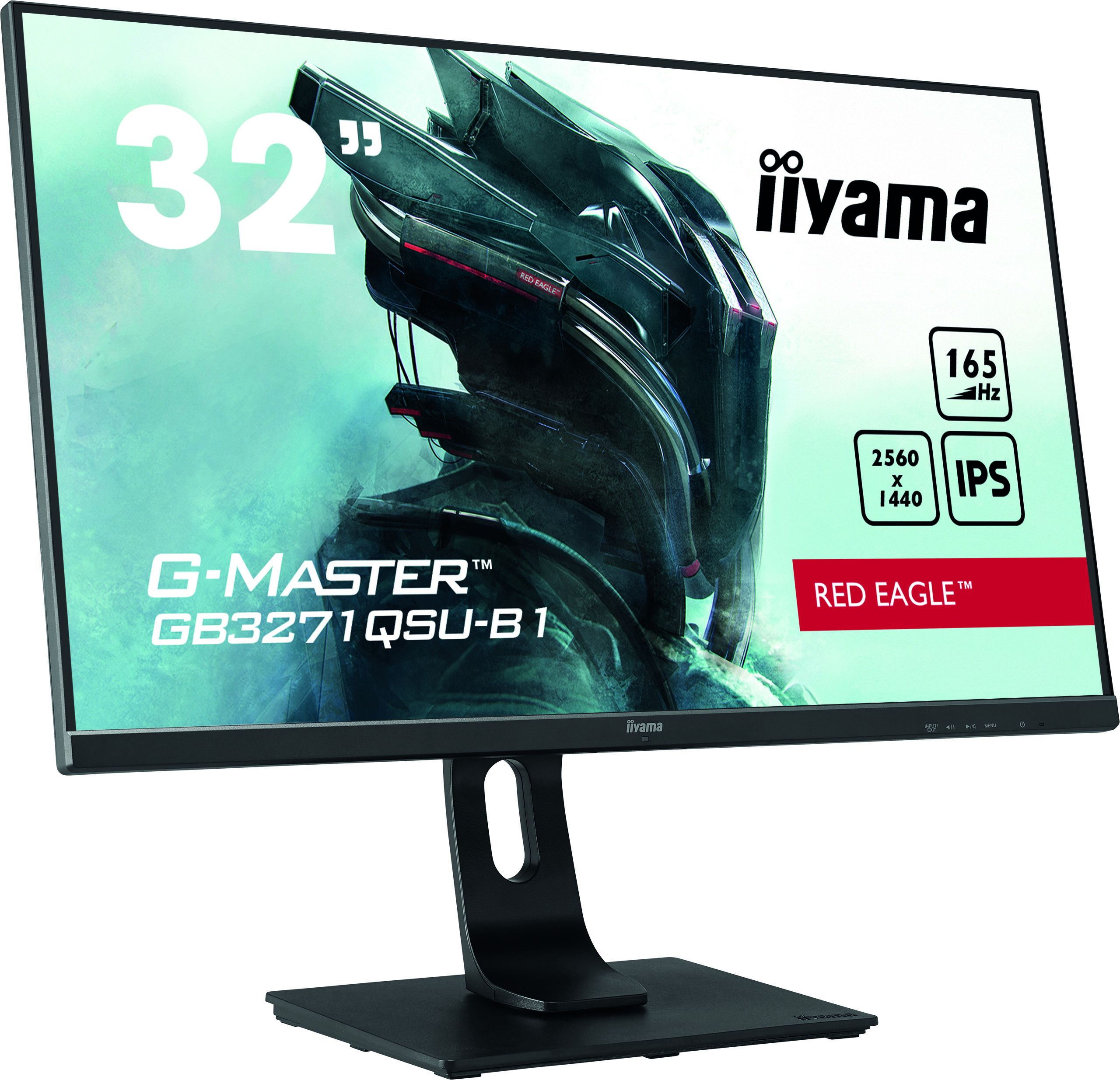 Monitor 31.5 inch LED IIyama GB3271QSU-B1 2560 x 1440 pixeli, 165 Hz, 1 ms, Negru