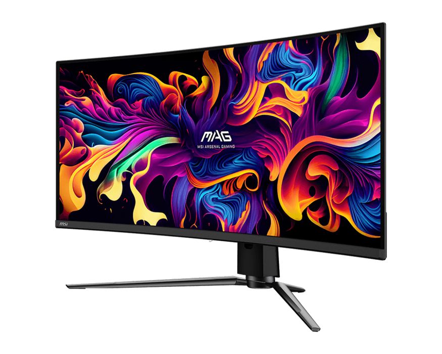 Monitor 34 inch LED MSI MAG 341CQP QD 3440 x 1440 pixeli, 175 Hz, 0.03 ms, Negru