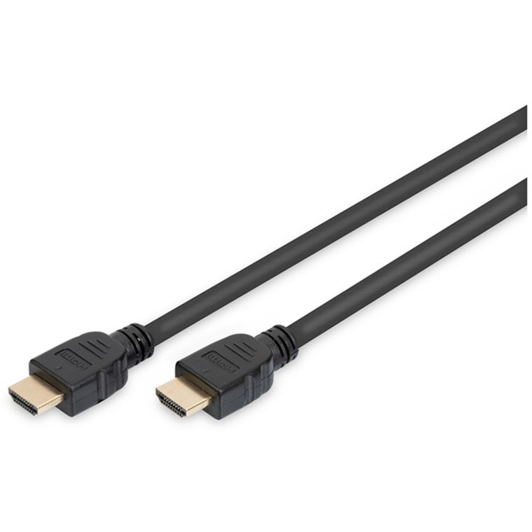 HDMI Ultra High Speed connection cable, type A M/M, 1.0m, w/Ethernet, UHD 8K 60Hz, gold, bl