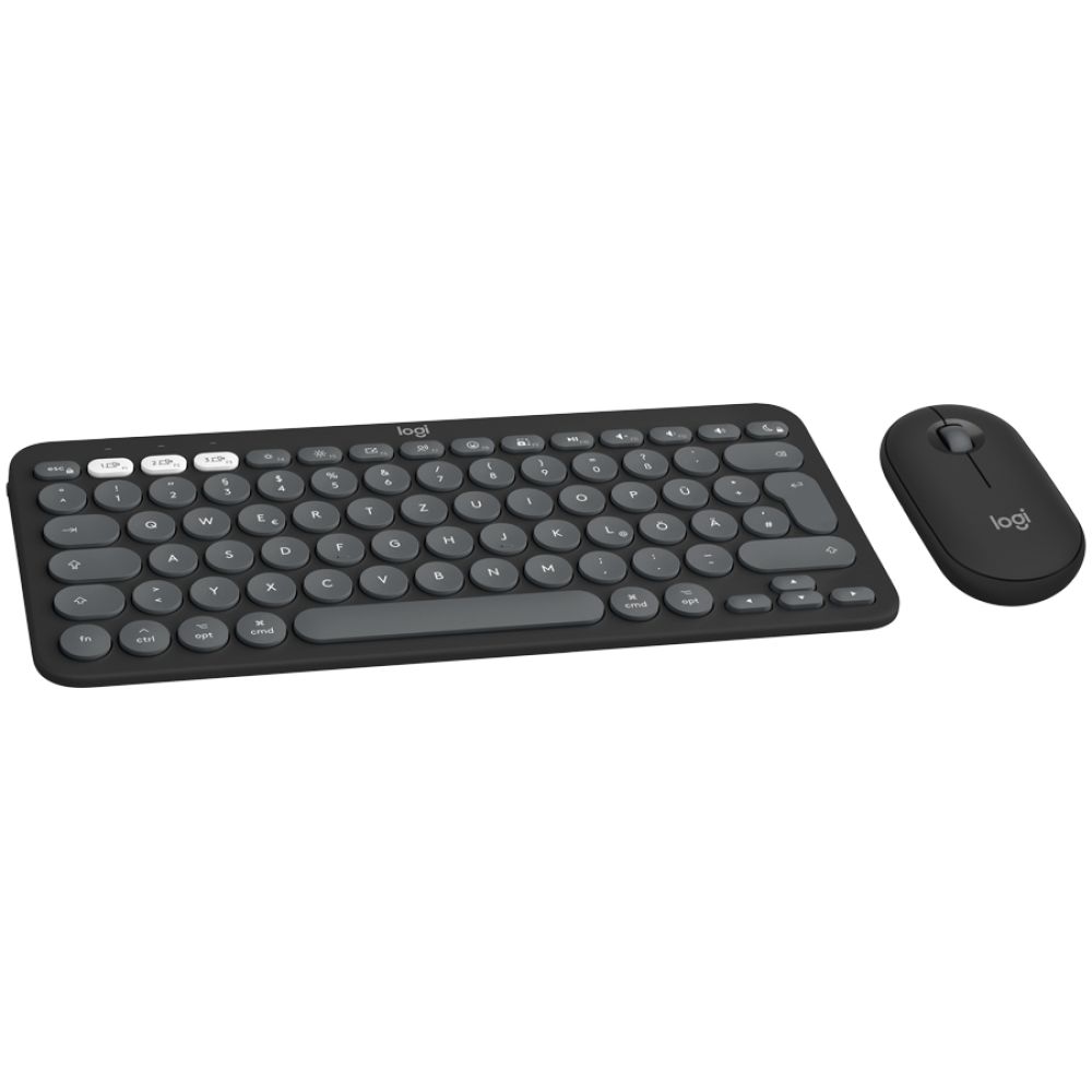LOGITECH Pebble 2 Combo for Mac - TONAL GRAPHITE - (US) INTL - BT - N/A - INTNL-973 - MAC