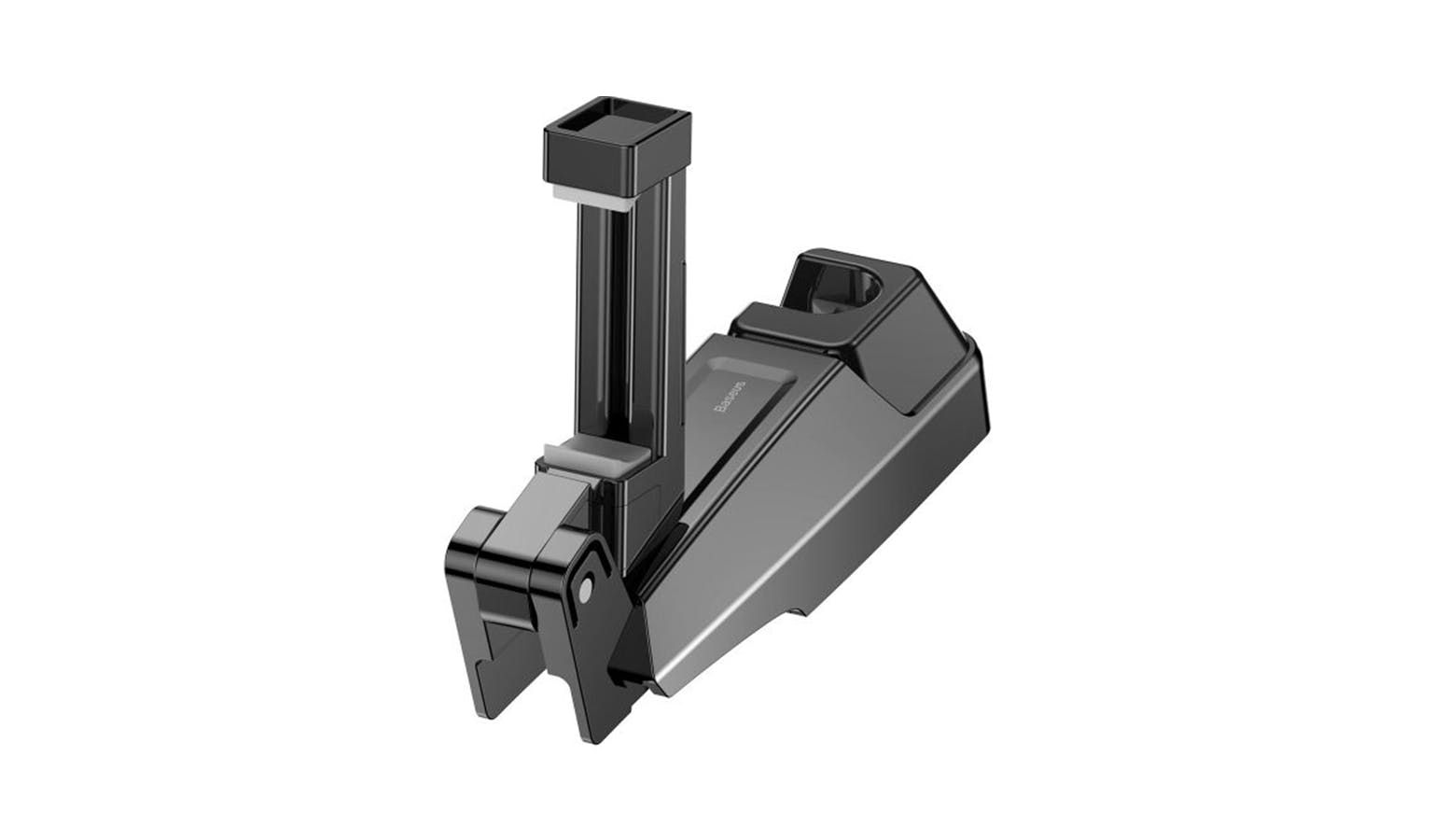 SUPORT AUTO Baseus pt. SmartPhone, fixare pe tetiera, ofera posibilitatea reglarii unghiului de vizionare pe verticala si orizontala (360 de grade), negru  SUHZ-A01  - 6953156291973