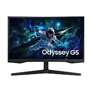 Monitor 27 inch LED Samsung G55C LS27CG554EUXEN 2560 x 1440 pixeli, 165 Hz, 1 ms, Negru