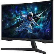 Monitor 27 inch LED Samsung G55C LS27CG554EUXEN 2560 x 1440 pixeli, 165 Hz, 1 ms, Negru