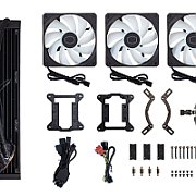 COOLER Cooler Master  MASTERLIQUID 360L CORE ARGB , racire lichid, skt. Intel LGA 1700/1200/115x, AMD AM5/AM4, radiator aluminiu, pompa , fan 3x120mm, 1750rpm, conector 4-pin PWM, ARGB, negru,  MLW-D36M-A18PZ-R1  (timbru verde 2 lei)