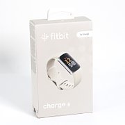 Fitbit Charge 6 OLED Wristband Activity Tracker porcelain/aluminium silver