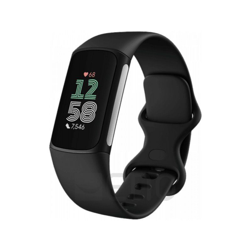 Fitbit Charge 6 OLED Wristband Activity Tracker obsidian/aluminium black