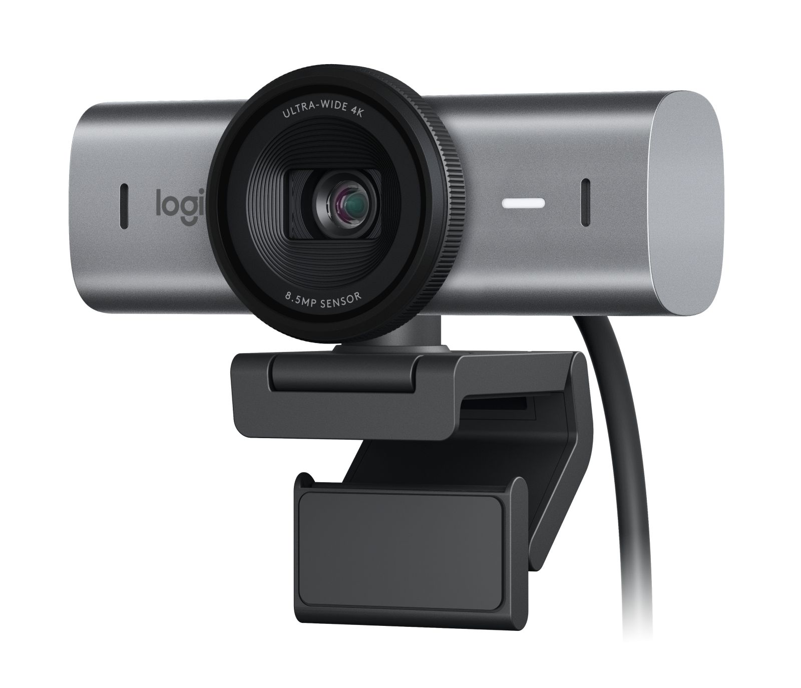 Logitech Webcam MX BRIO 705 for Business 4K silver/black AI image enhancement, RightSight, RightLight