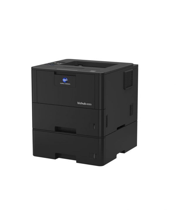 Imprimanta laser monocrom Konica Minolta bizhub 4000i, A4, duplex, USB 2.0, Wi-Fi, 40 ppm